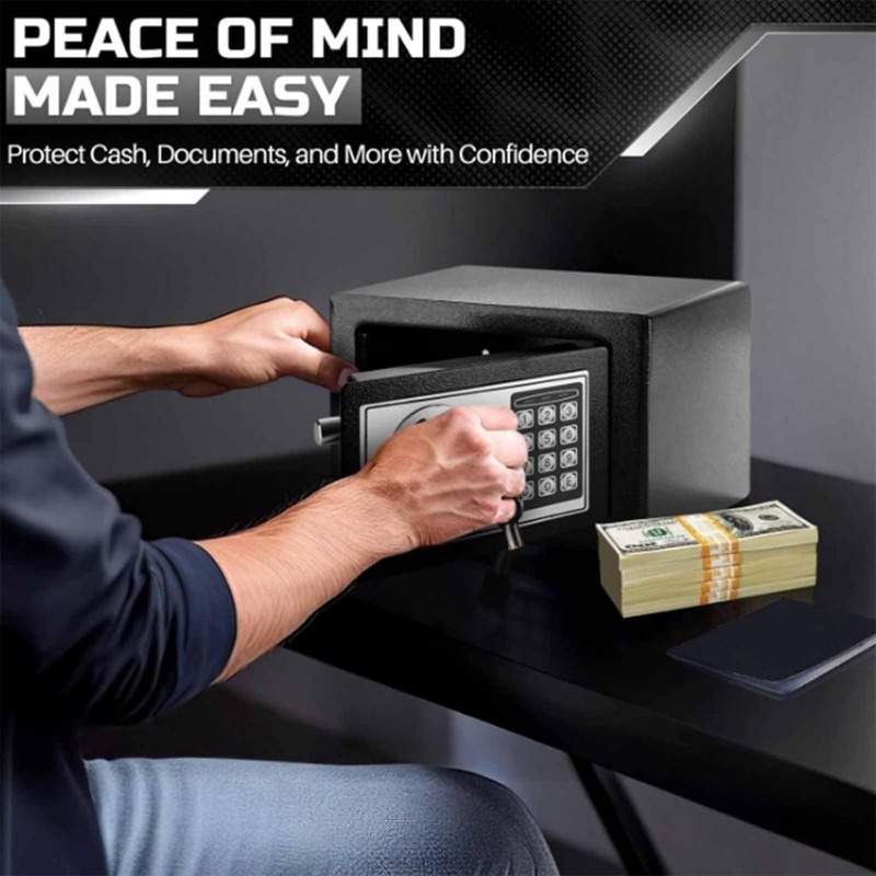 Home Security Keypad - Digital Electronic Safe Box with Keypad