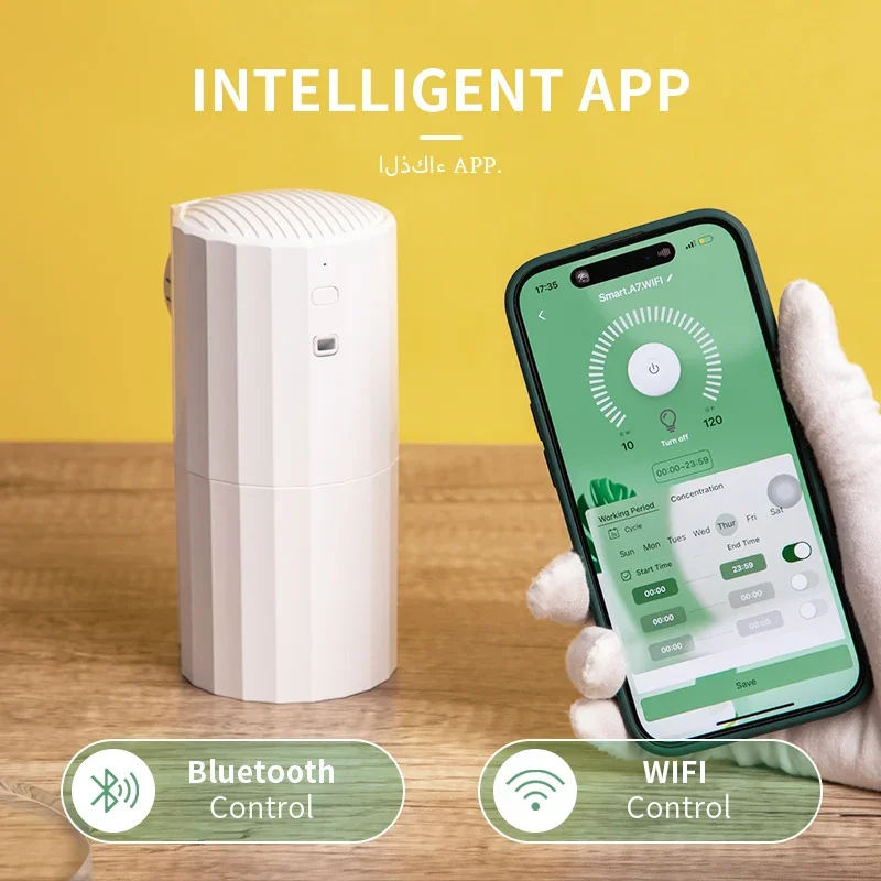 Home Security Technology - Namste 250m³ Smart Essential Oil Diffuser