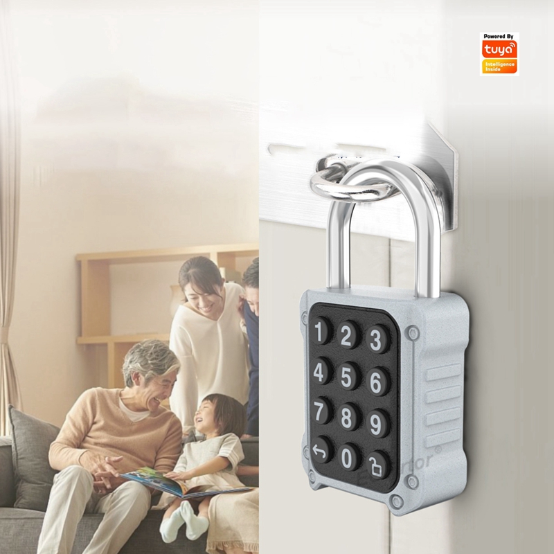 Home Security Keypad - EGFirtor Tuya APP Electronic Smart Padlock