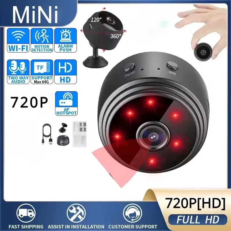 Home Security Recorder - A9 Mini Camera WiFi Wireless Monitoring