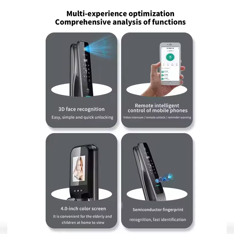 HX5 Smart Door Lock 3D Face Re - Home Security Indoor Cameras avis et prix