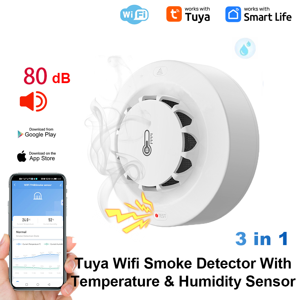 Tuya WiFi Temperature and Humi - Home Security Wireless avis et prix