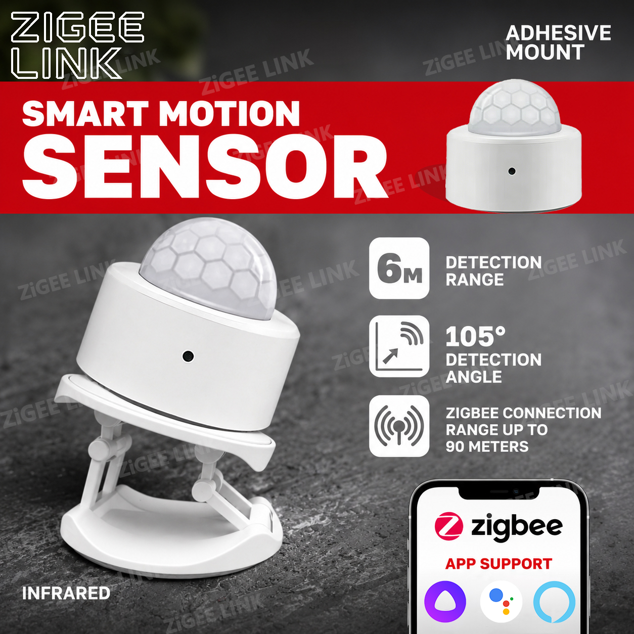 Zigbee PIR Motion Sensor Human - Home Security Technology avis et prix