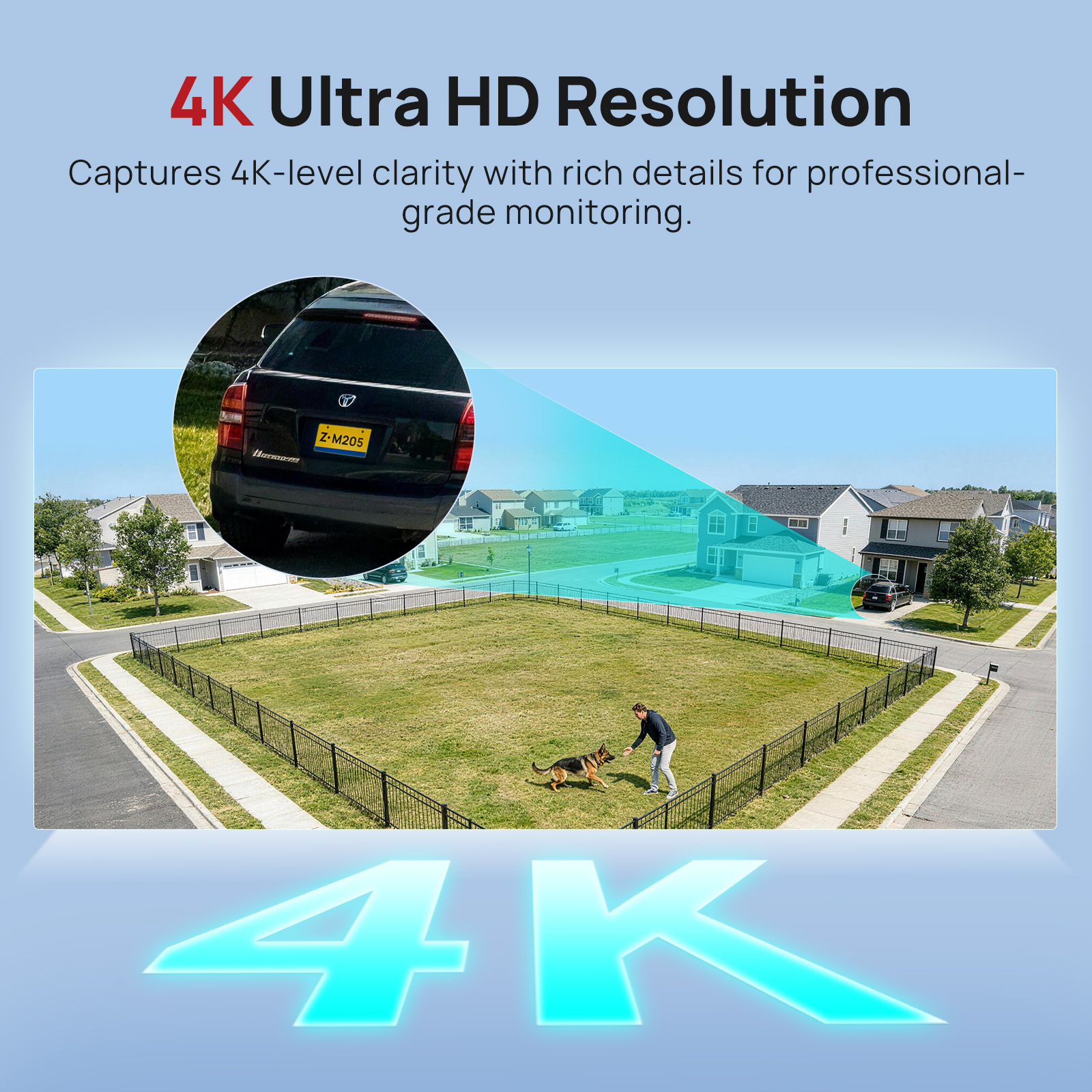 Vikylin 4K 8MP PTZ 25X Zoom 10 - Home Security Service avis et prix