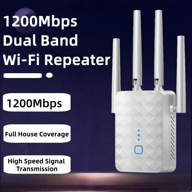 1200Mbps Dual Band WiFi Repeat - Home Security Wireless avis et prix