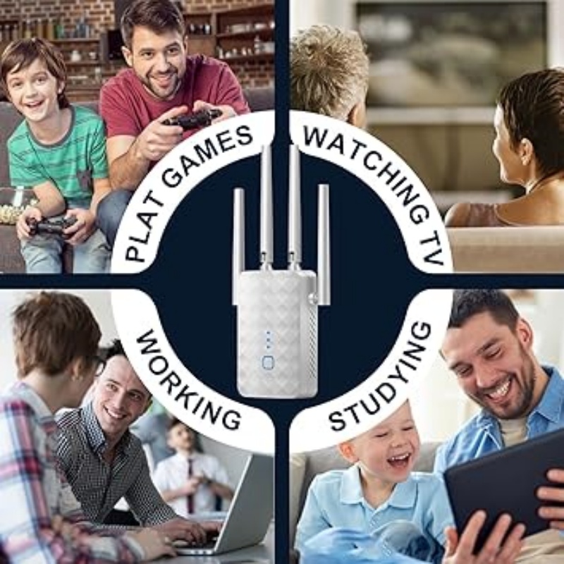 1200Mbps Dual Band WiFi Repeat - Home Security Wireless avis et prix