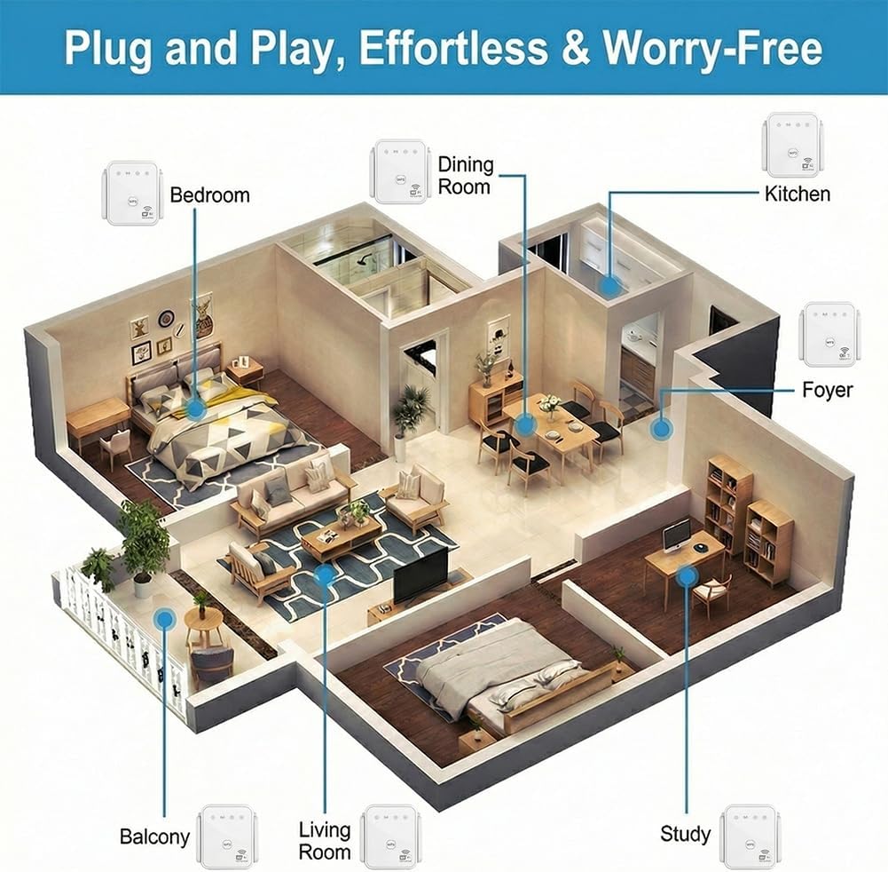 2026 New WiFi Repeater 300Mbps - Home Security Services avis et prix