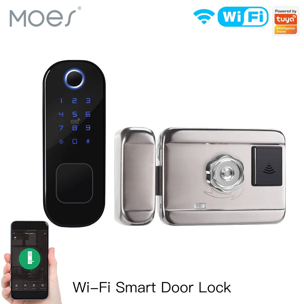 MOES WiFi Tuya Smart Lock Door - Home Security Ideas avis et prix