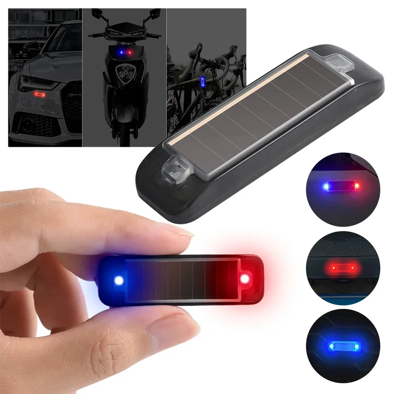 Mini LED solar power car warni - Home Security Wireless avis et prix