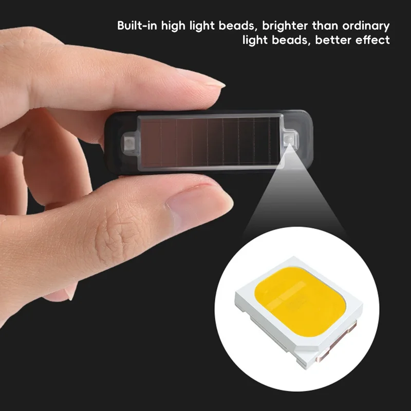 Mini LED solar power car warni - Home Security Wireless avis et prix