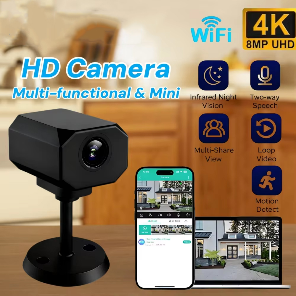 4K HD WiFi Security Camera for - Home Security Wifi Camera avis et prix