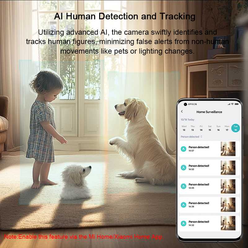 XIAOMI Home Security Intellige - Home Security Camera 360 Xiaomi avis et prix