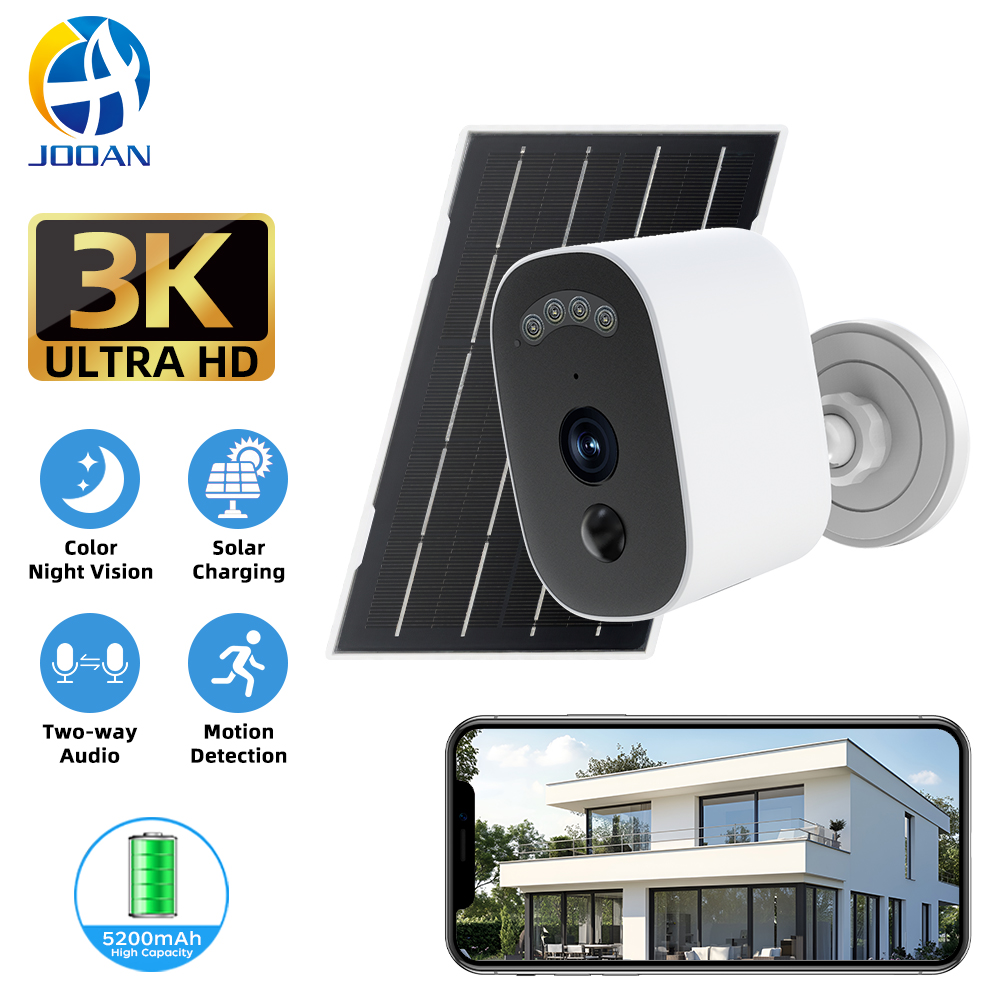Jooan 3K HD Solar Security Cam - Home Security Indoor Cameras avis et prix