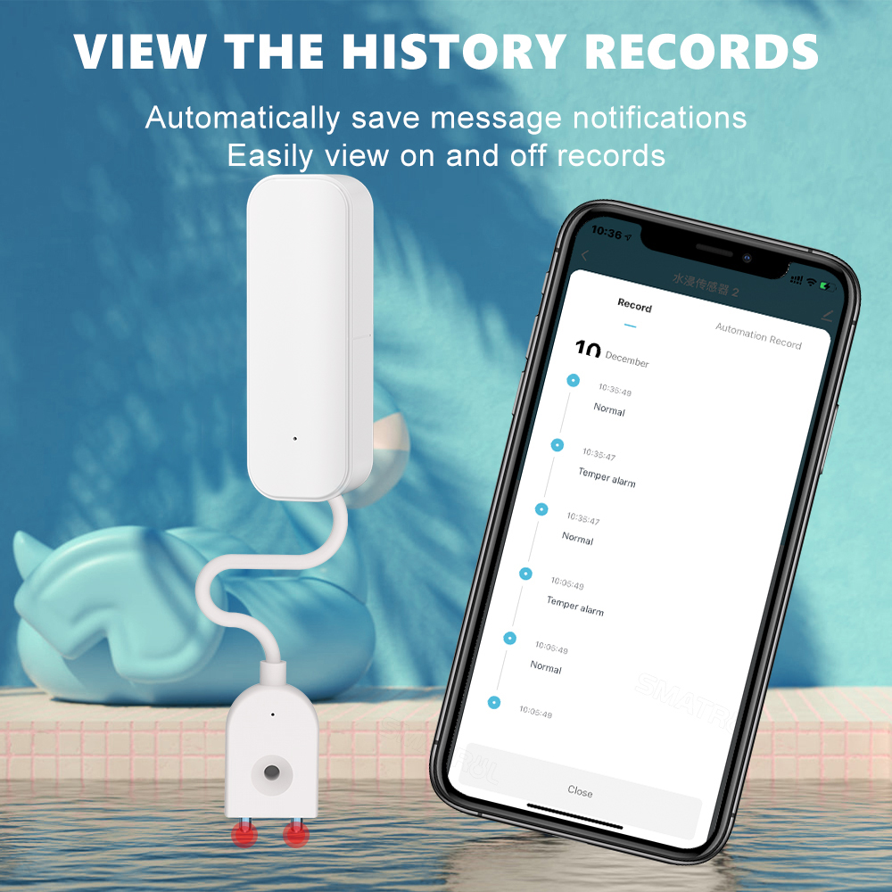 WiFi/Zigbee Water Sensor Tuya  - Home Security Alarm System avis et prix