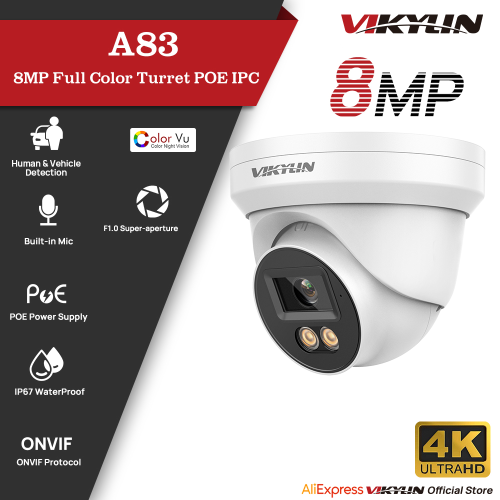 VIKYLIN 8MP HD IP Security Cam - Home Security Service avis et prix