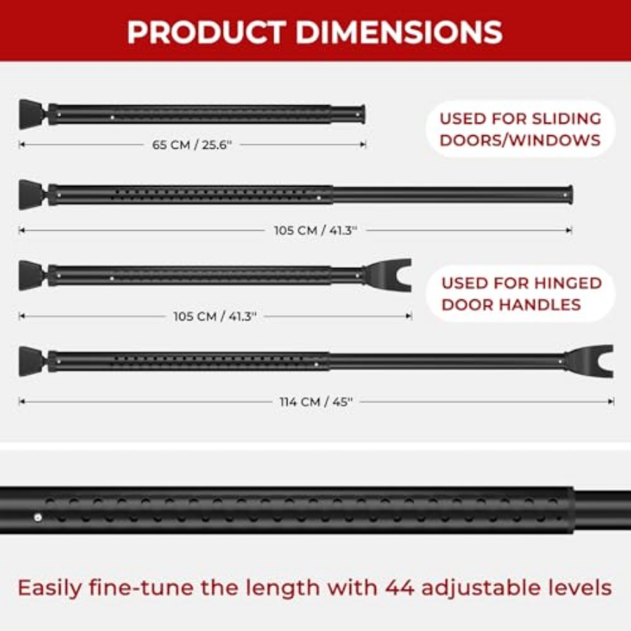 Heavy-Duty Sliding Glass Door  - Home Security Jammers avis et prix
