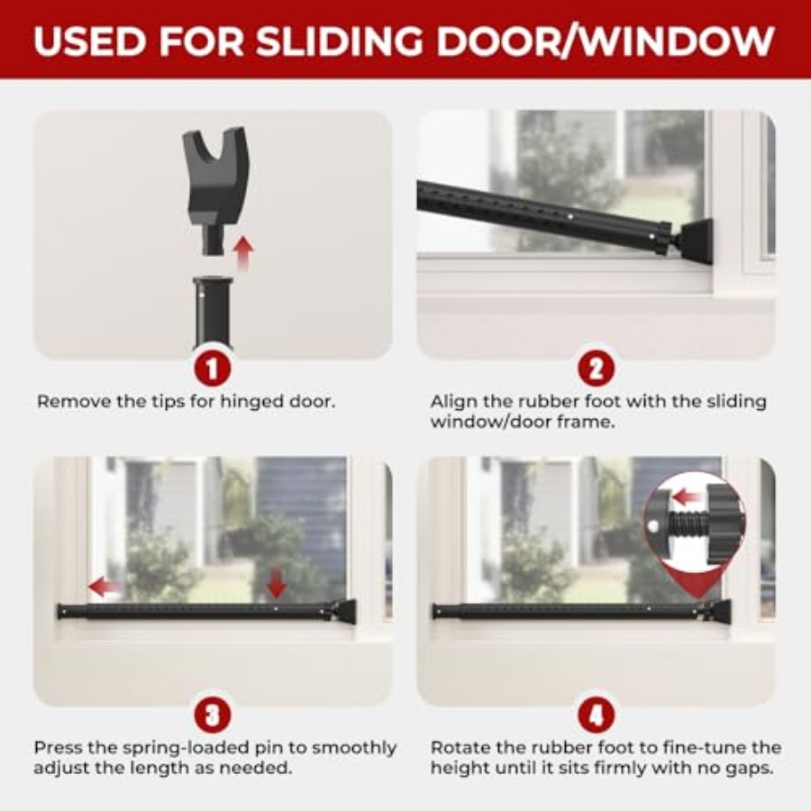 Heavy-Duty Sliding Glass Door  - Home Security Jammers avis et prix