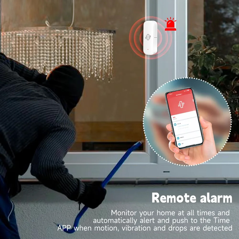 Smart ZigBee Vibration Sensor  - Home Security Technology avis et prix