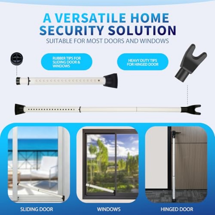 Upgraded Door Security Bar and - Home Security Jammers avis et prix