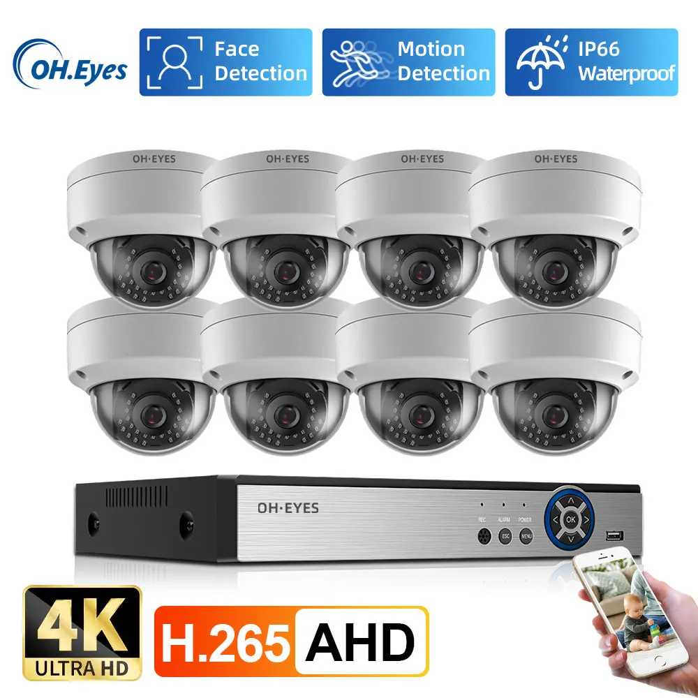 Home Security 8MP H.265+ 4CH 4 - Home Security And Camera Systems avis et prix