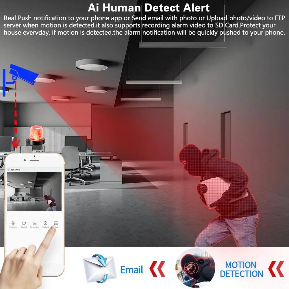 Home Security 8MP H.265+ 4CH 4 - Home Security And Camera Systems avis et prix