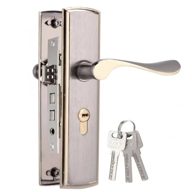 Gold Door Handle Lock Silent H - Home Security Ideas avis et prix