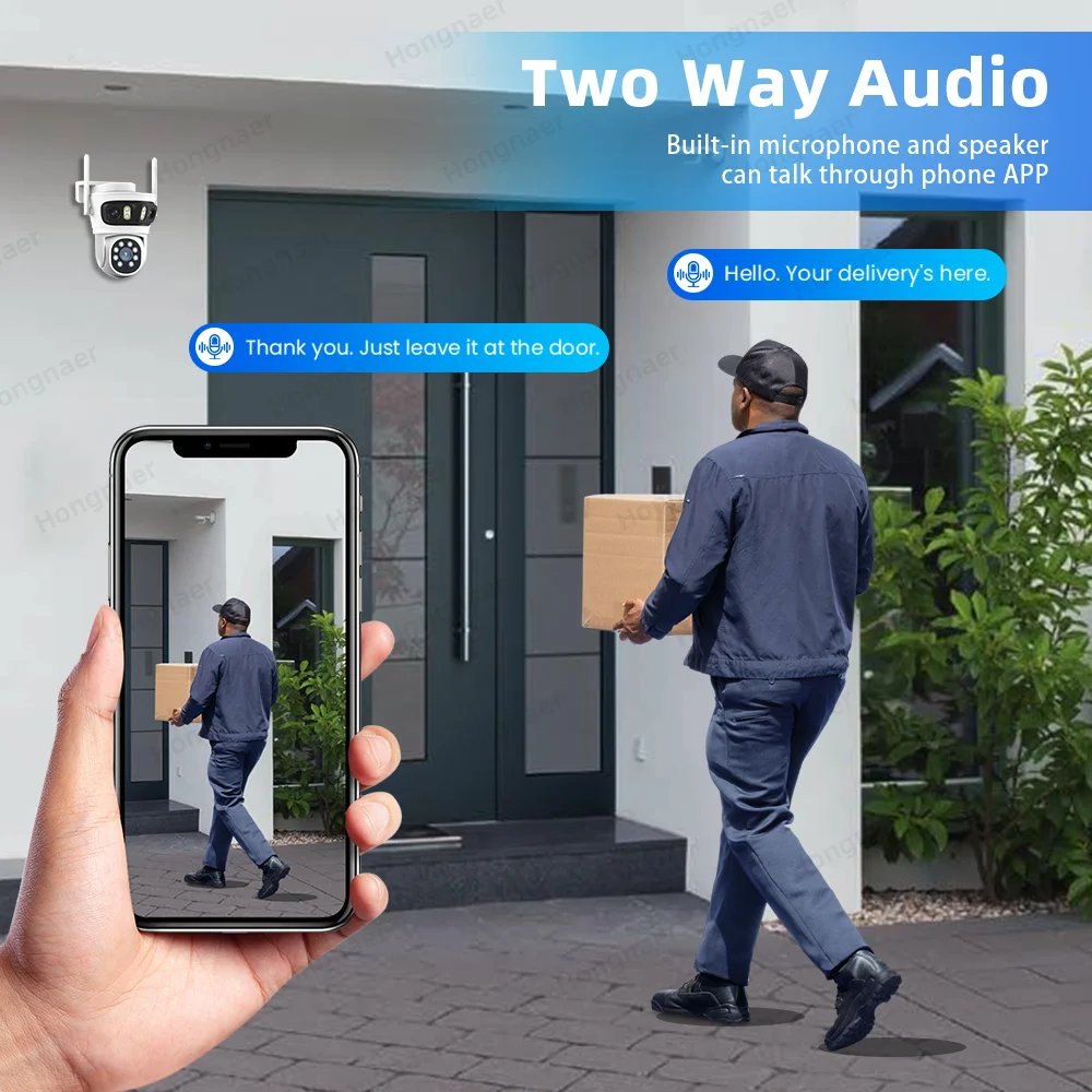 2026 Hongnaer 6MP 4CH 3 Lens 2 - Home Security Wifi Camera avis et prix
