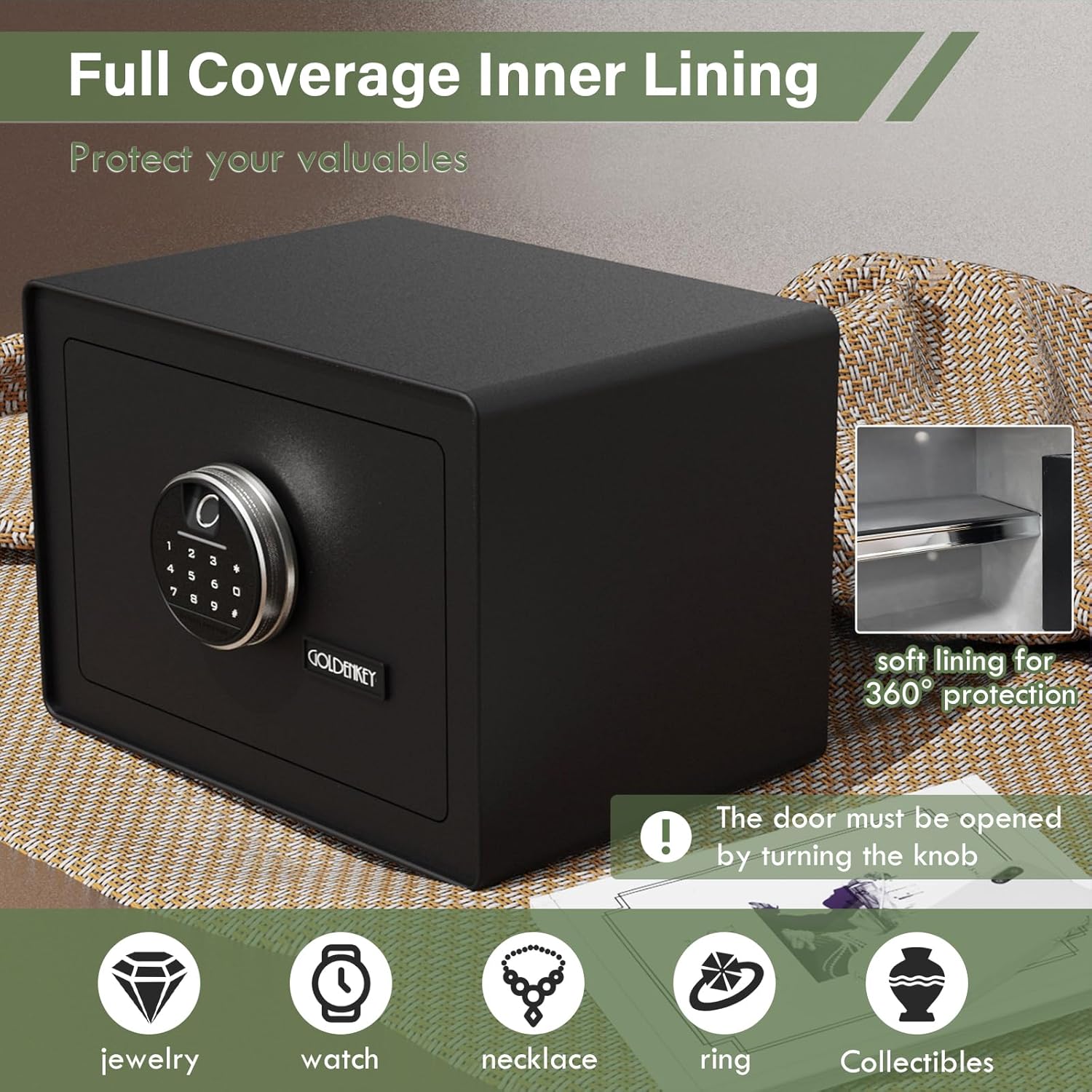Luxury Home Safe with Fingerpr - Home Security Keypad avis et prix