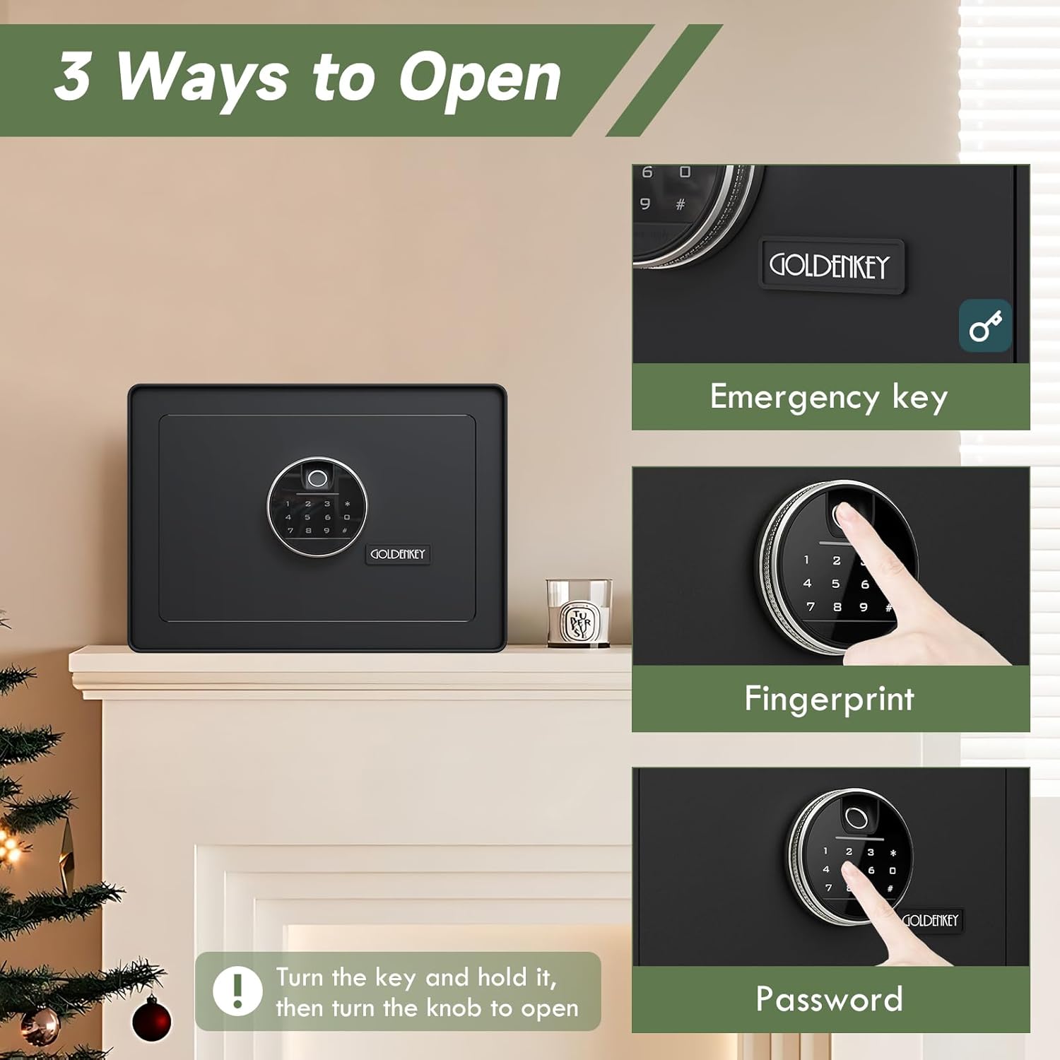 Luxury Home Safe with Fingerpr - Home Security Keypad avis et prix