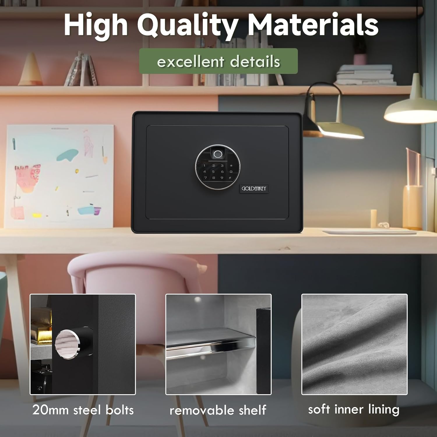 Luxury Home Safe with Fingerpr - Home Security Keypad avis et prix