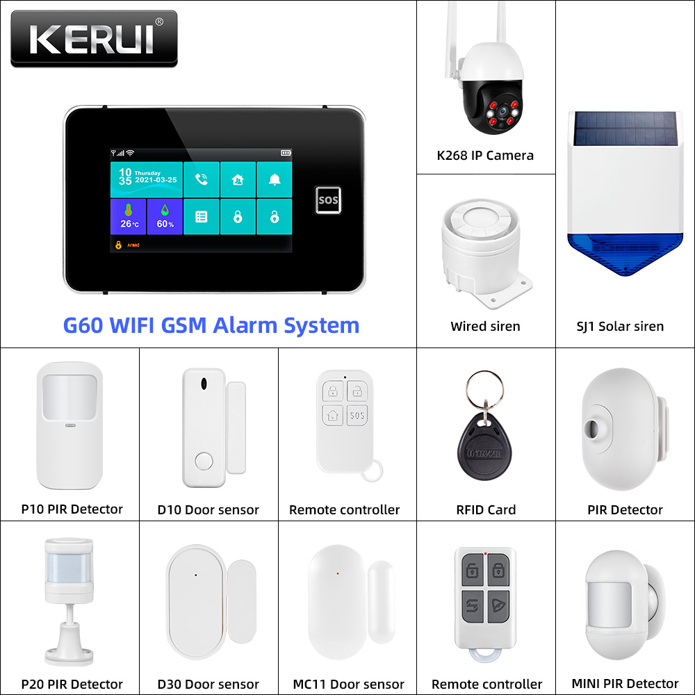 KERUI Tuya Alarm Panel DIY You - Keypad Alarm Panel avis et prix