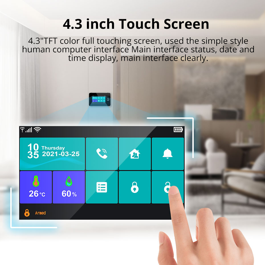 KERUI Tuya Alarm Panel DIY You - Keypad Alarm Panel avis et prix