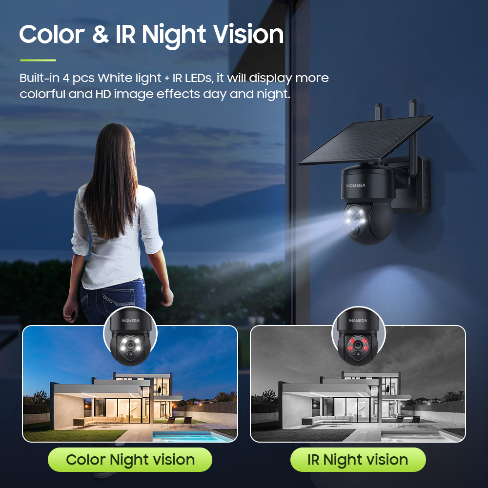 INQMEGA 8MP TUYA Solar Camera  - Home Security Wifi Camera avis et prix