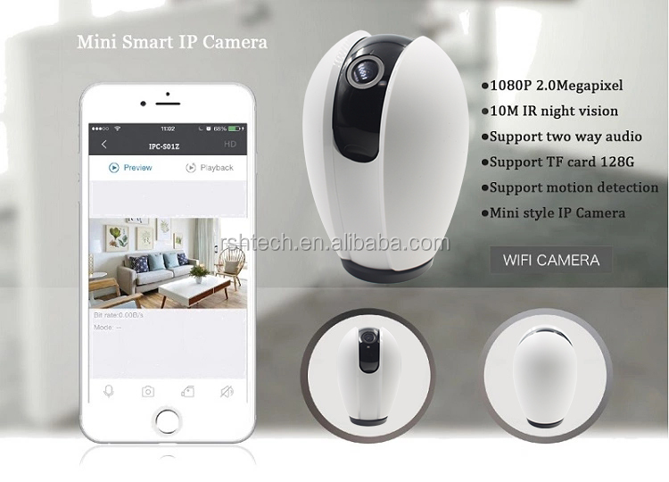 Wireless 1080P IP Camera WiFi  - Home Security Wifi Camera avis et prix