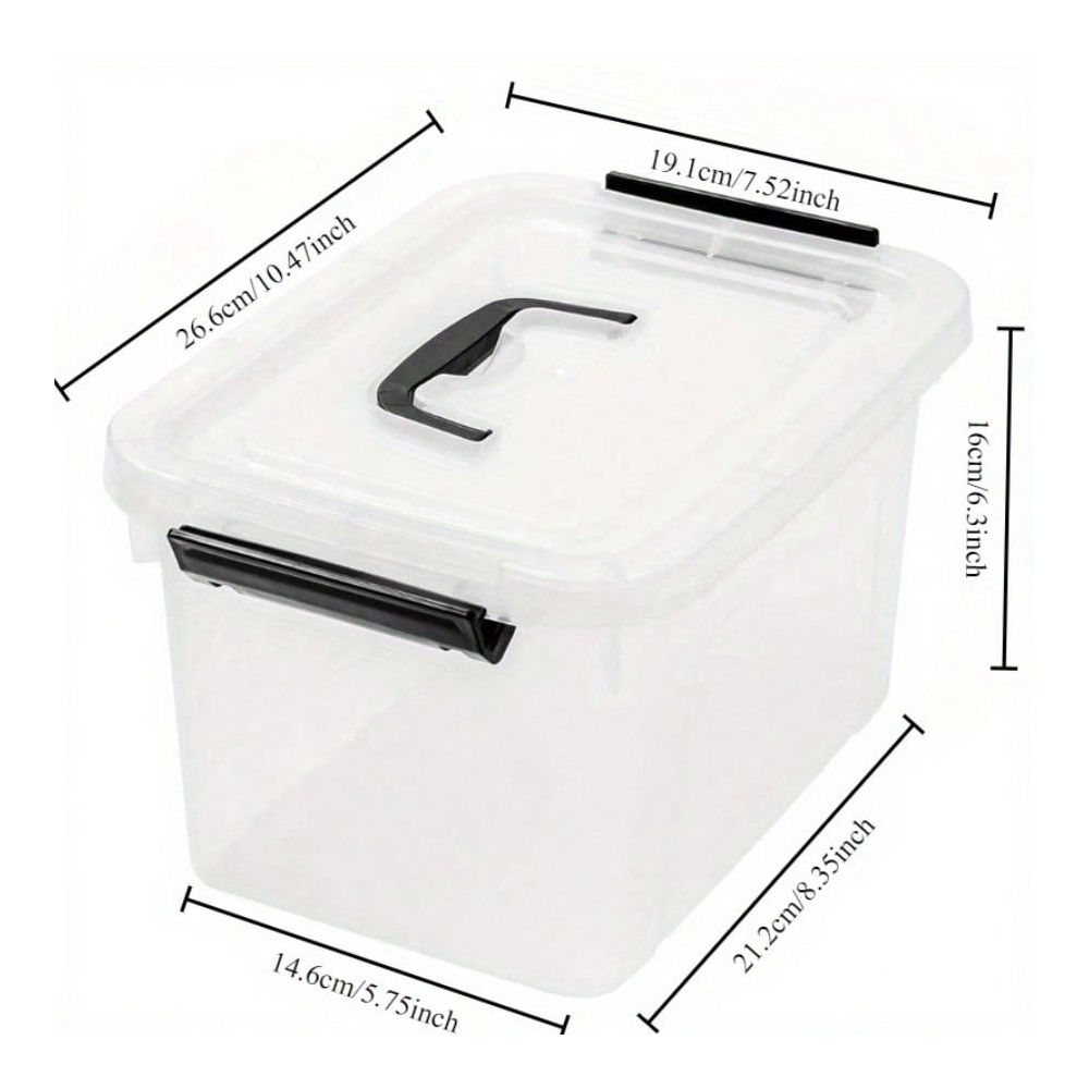 Of Six Transparent Plastic Sto - Home Security Features avis et prix