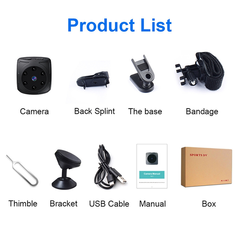 Mini HD Camera 1080p Portable  - Home Security Indoor Cameras avis et prix