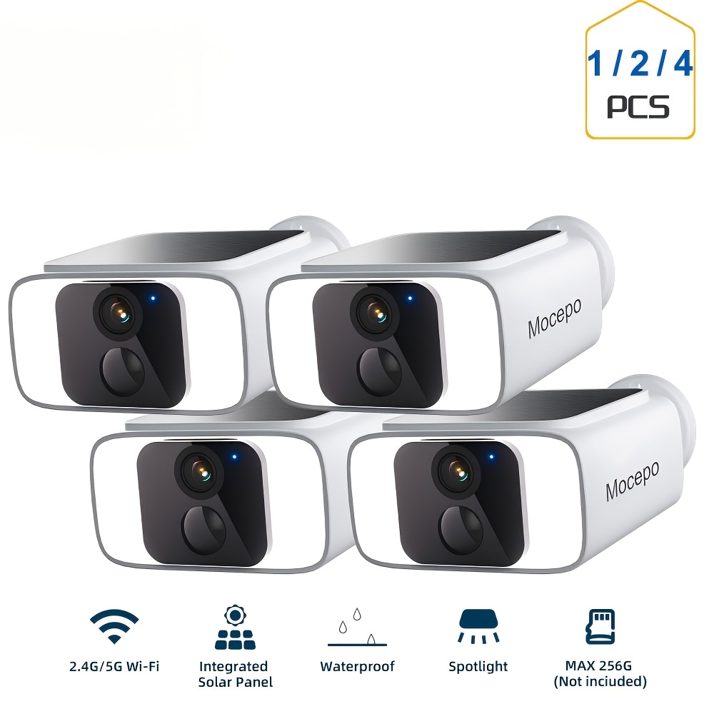 1/2/4pcs HEIYOUCAM 4MP Solar S - Home Security Indoor Cameras avis et prix