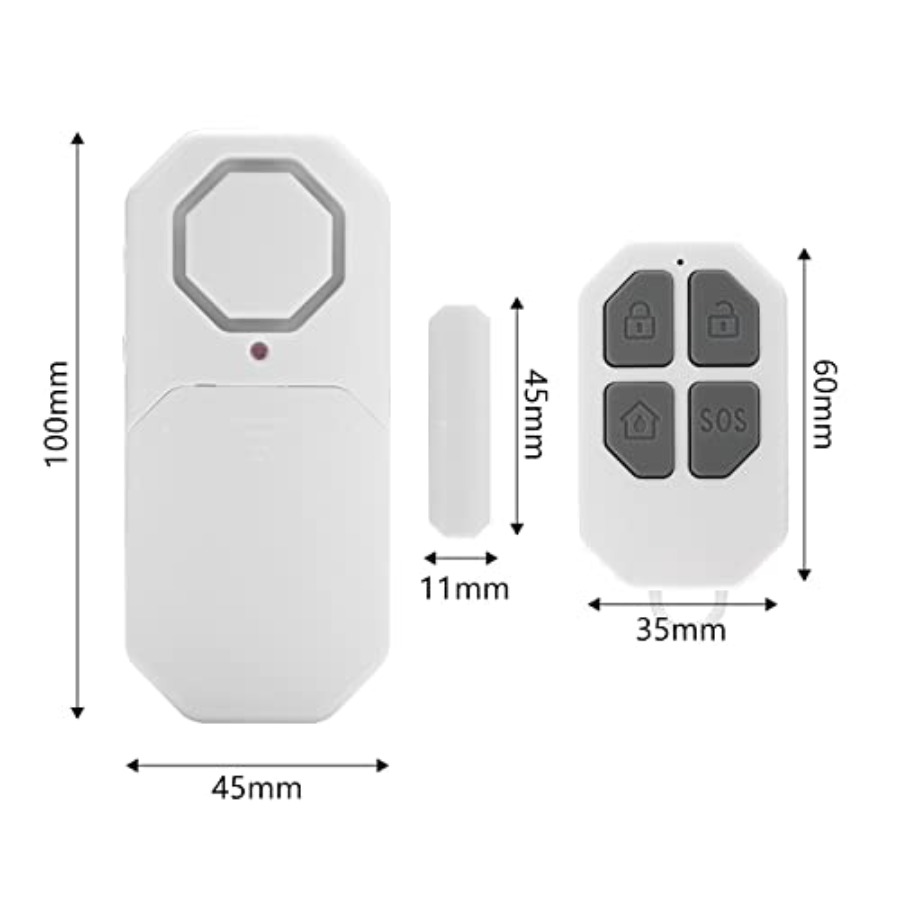 Door Window Alarm When Opened  - Home Security Wireless avis et prix