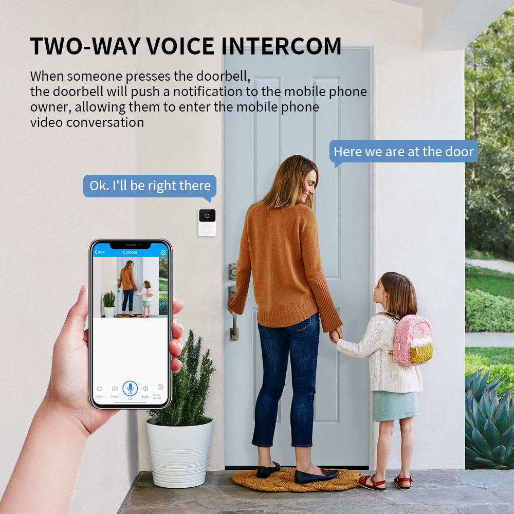 H5 Wireless Smart Video Doorbe - Home Security Ideas avis et prix