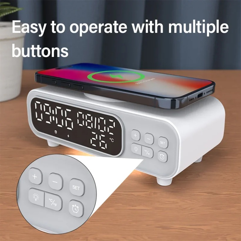 15W Wireless Charger Time Alar - Home Security Wireless avis et prix