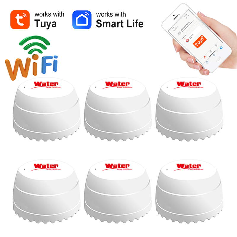 Tuya WiFi Water Leakage Sensor - Home Security Alarm System avis et prix