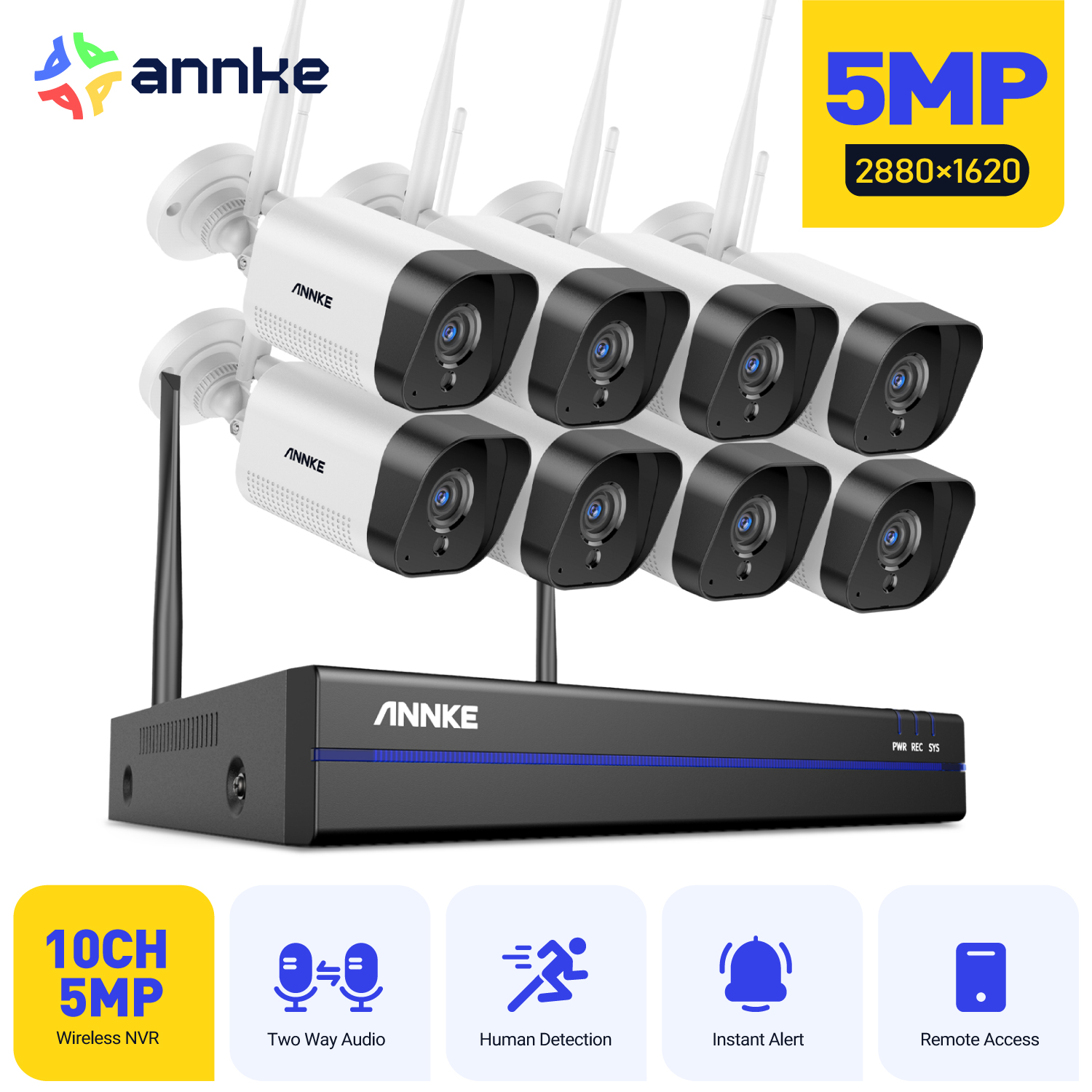 ANNKE 5MP WiFi CCTV System 16C - Home Security Wifi Camera avis et prix