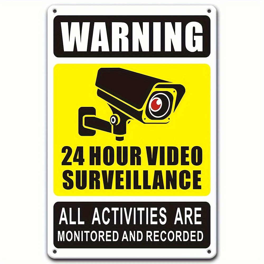 24/7 Video Surveillance Warnin - Home Security Ideas avis et prix