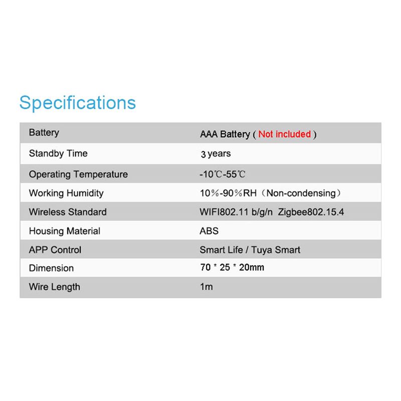 Y22A-Tuya Zigbee Water Level S - Home Security Alarm System avis et prix