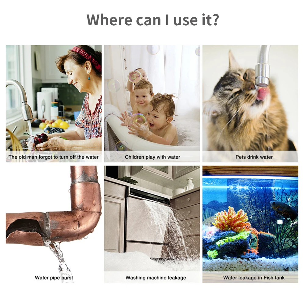 Tuya WiFi Zigbee Water Sensor  - Home Security Technology avis et prix