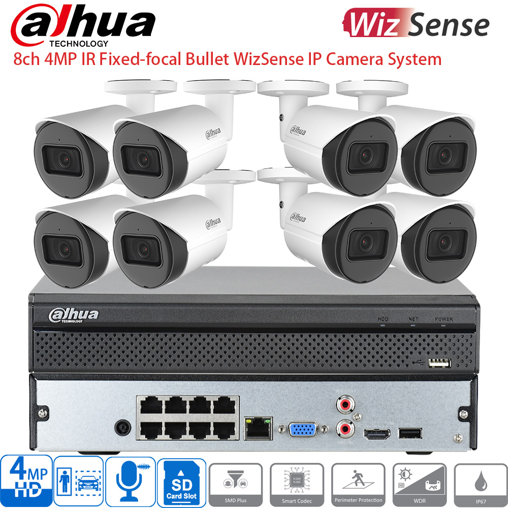 Dahua 8-Channel Security Camer - Home Security And Camera Systems avis et prix