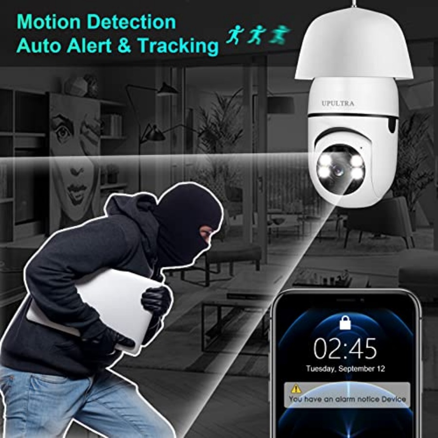 Light Bulb 1080P Security Wire - Home Security Wireless avis et prix
