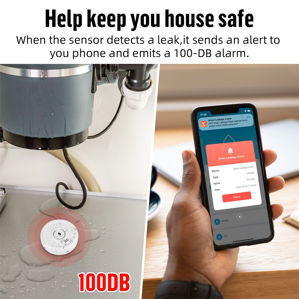 Fuers Water Leakage Detector S - Home Security Alarm System avis et prix