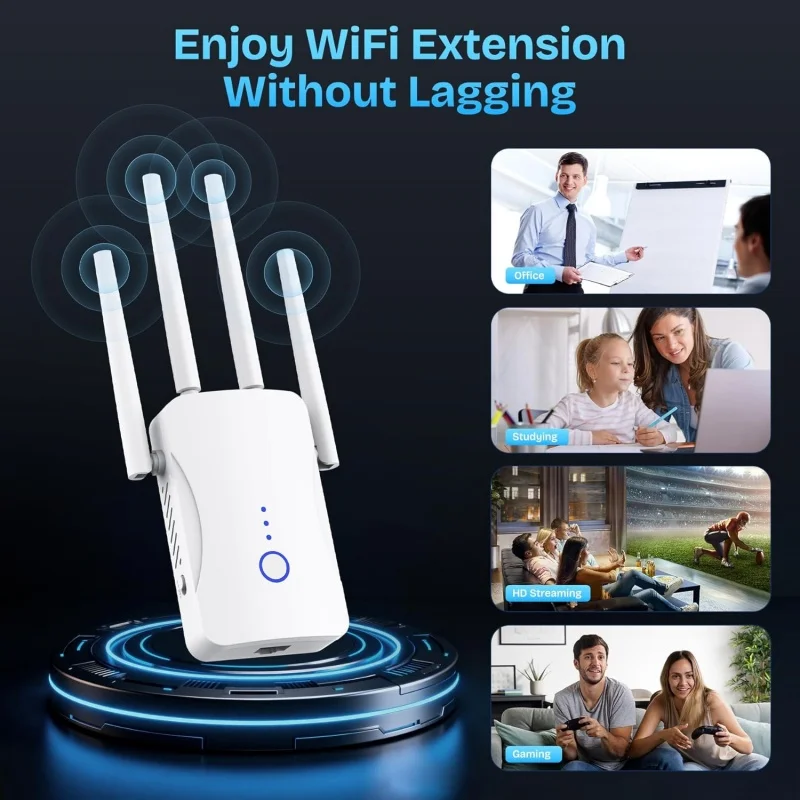 1200Mbps Dual Band WiFi Repeat - Home Security Wireless avis et prix