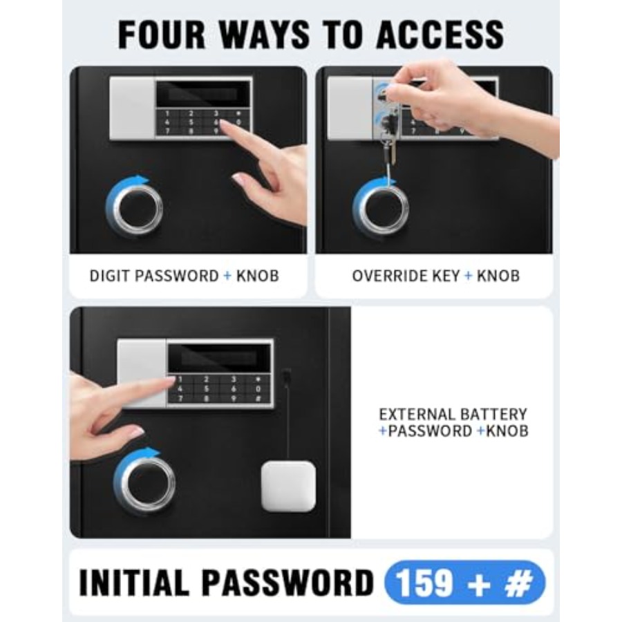 8.4 CuFt Heavy Duty Home Safe  - Home Security Keypad avis et prix